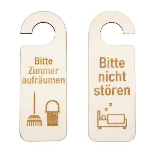 Türhänger "Bitte nicht stören / Bitte Zimmer aufräumen" Türanhänger 2-seitig