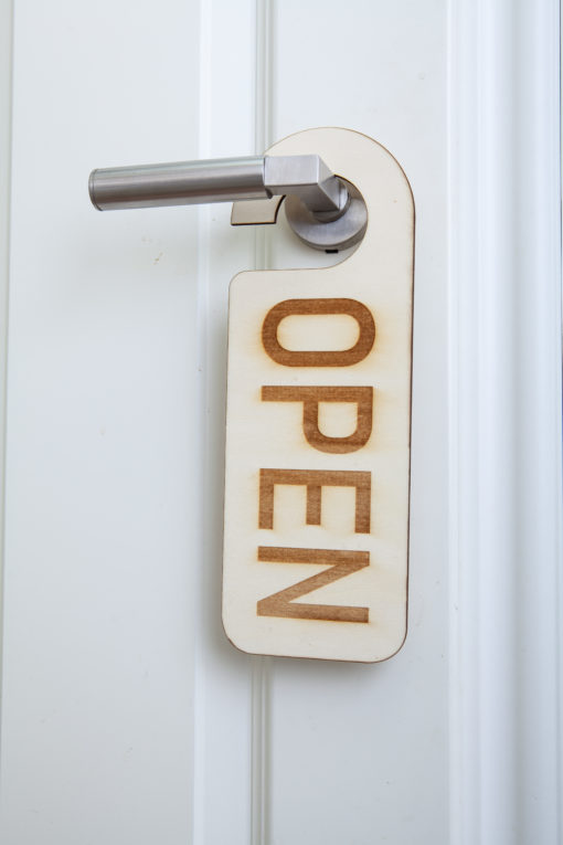 Türhänger "open / closed" Türanhänger 2-seitig – Bild 3