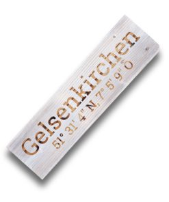 Palettenschild groß Gelsenkirchen