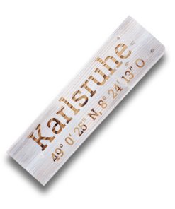 Palettenschild groß Karlsruhe