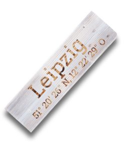 Palettenschild groß Leipzig